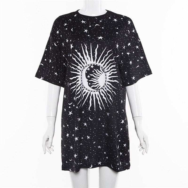 Long T-Shirt Gothic Grunge Black