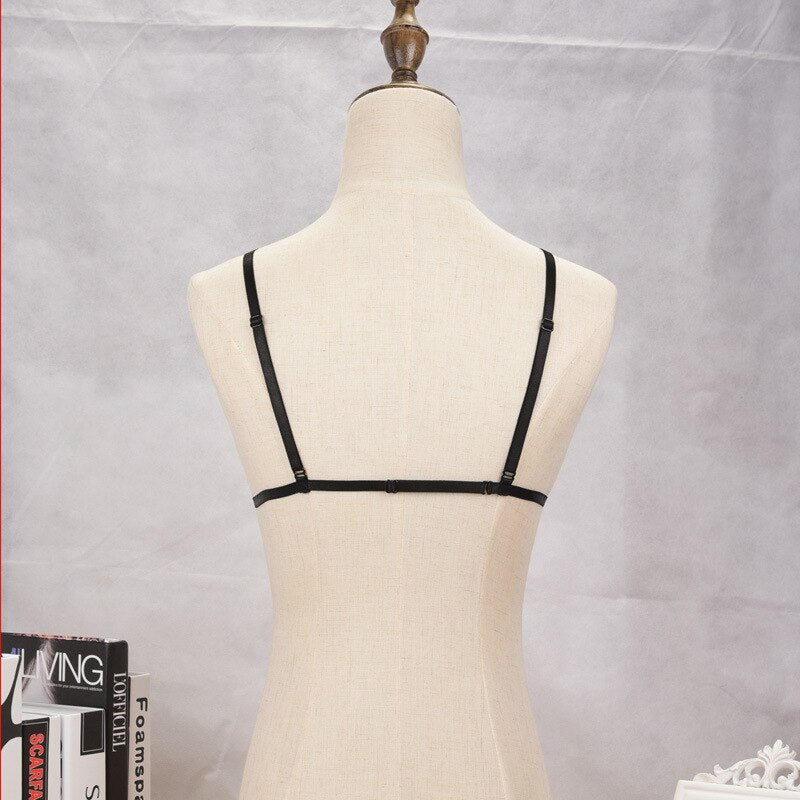 Garter Belt Rave Pastel Gothic Cage Bra