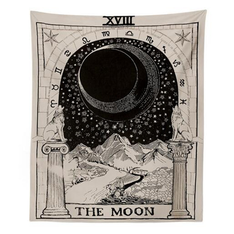 Tarot Hanging Tapestries Sun Star Moon