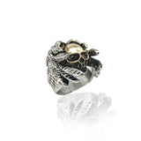 Skull Skeleton Wing Finger Ring Angel