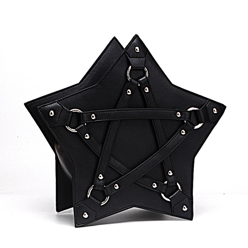 Gothic Pentagram Shoulder Bag