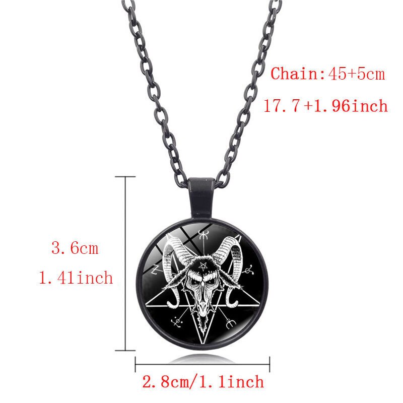 Skull Head Pendant Necklace
