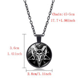Skull Head Pendant Necklace