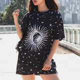 Long T-Shirt Gothic Grunge Black