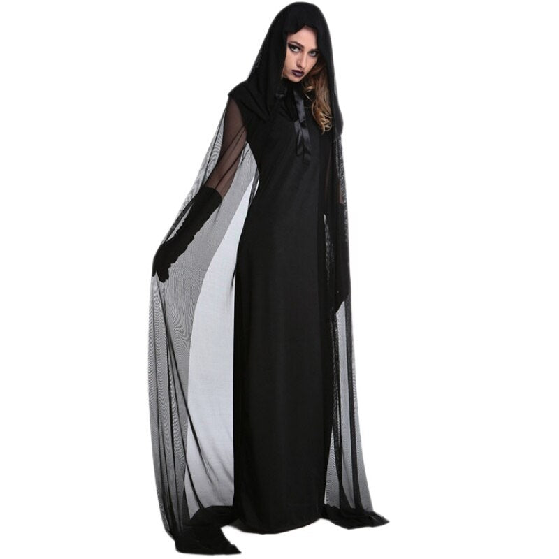 Set Female Halloween Witch Dress