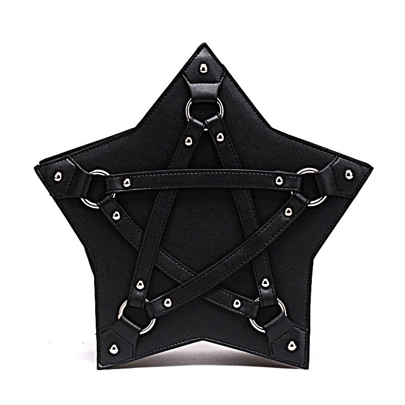 Gothic Pentagram Shoulder Bag