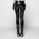 Punk Bright PU Leather Leggings