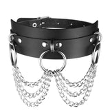 O round Chain  Chocker Gothic