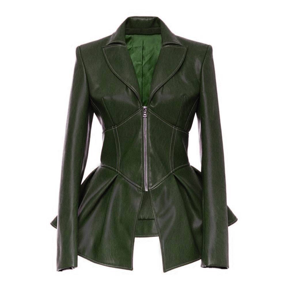 Jacket Black Faux Leather
