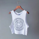 Womens Tanks Symbols Moon Sun