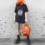 Short Sleeve Print Dress