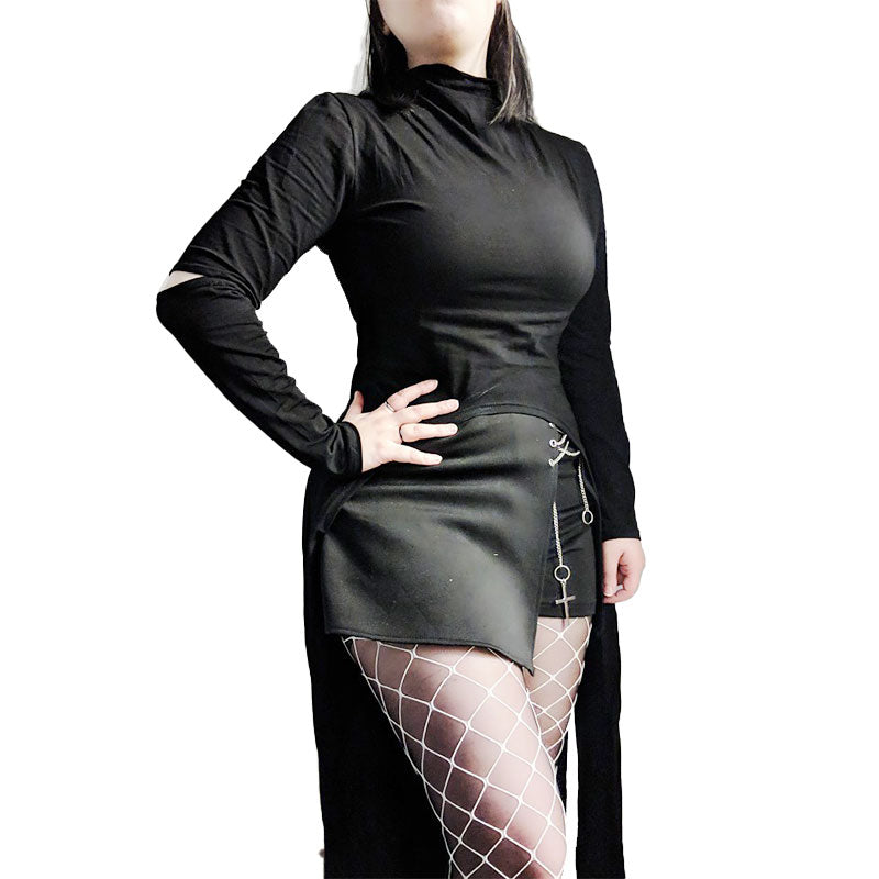 Street Wear Long Sleeve Bodycon Dress