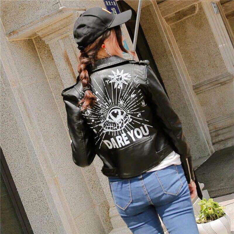Women Faux Leather Jacket