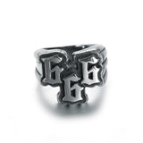 Stainless steel 666 ring