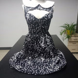 Dress Women Musical Notes Print