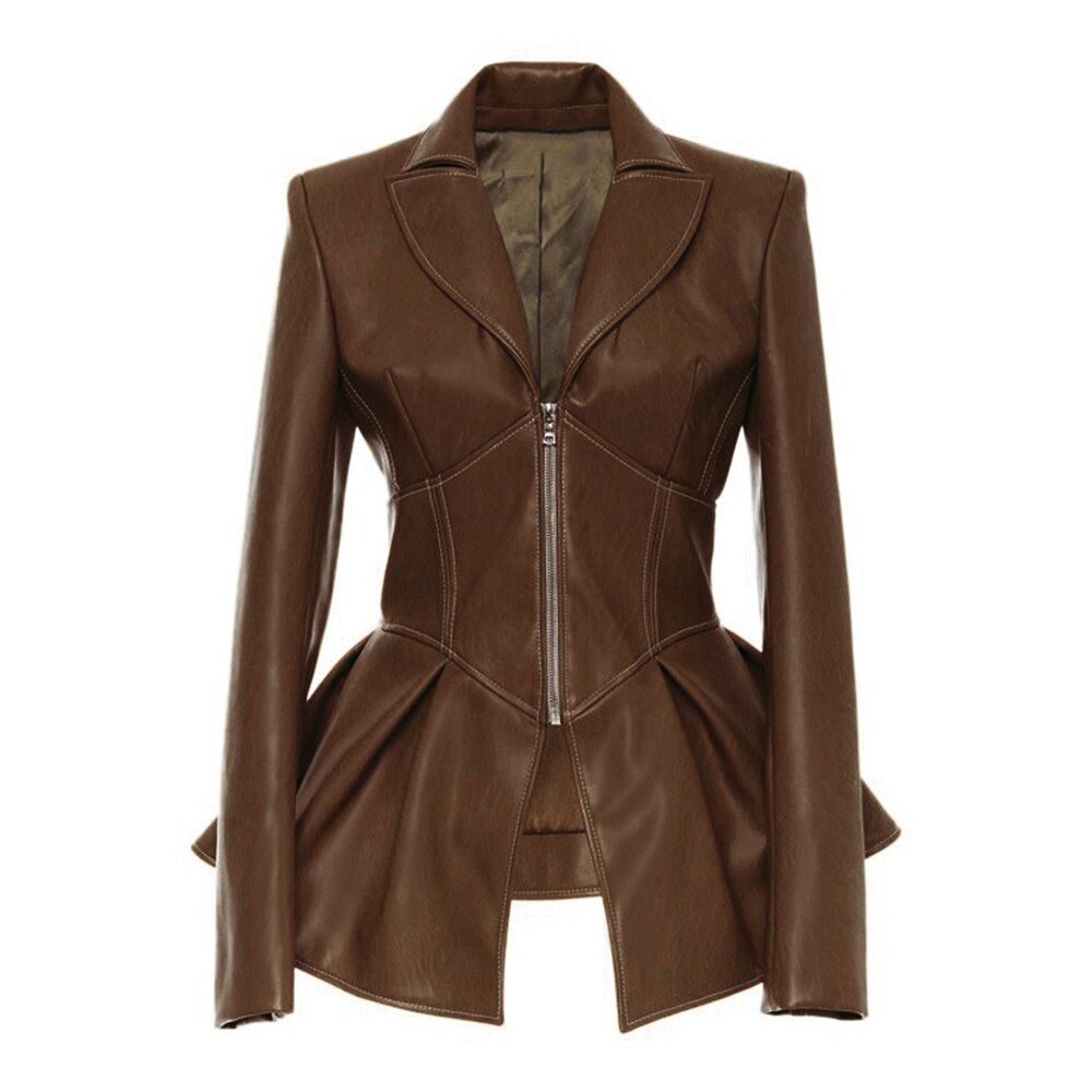 Jacket Black Faux Leather