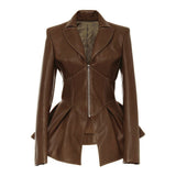Jacket Black Faux Leather