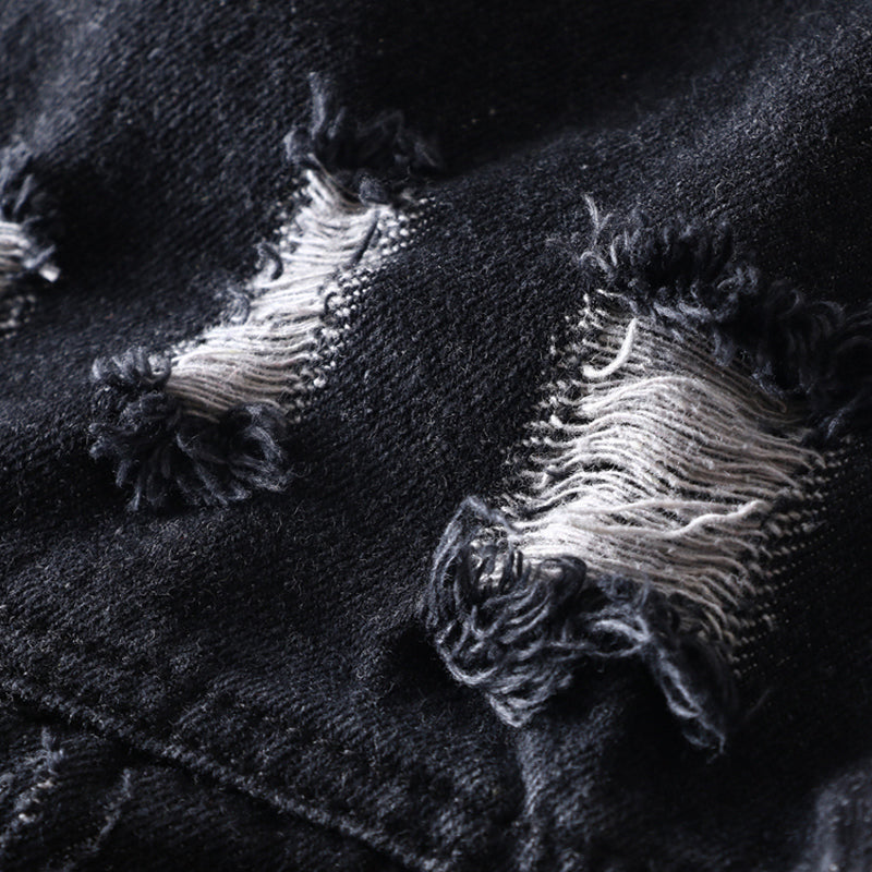 Men Jacket Black Color Skull