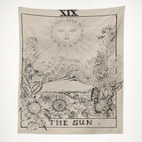 Tarot Hanging Tapestries Sun Star Moon