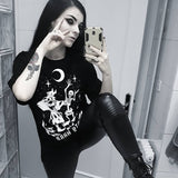 Skull Print Women T-shirt