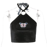 Gothic Camisole Butterful Print