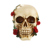 Red Roses Skull Skeleton
