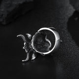 Goat Horn Head Ring