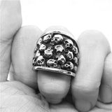 Big Many Skull Ring