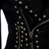 Gothic Faux Leather PU Jacket