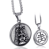 Stainless Steel Pendant Necklace Baphomet