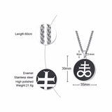 CROSS OF SATAN MEN JEWELRY