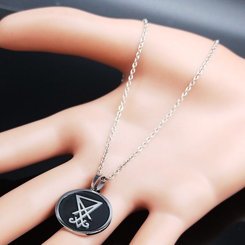 Necklace Men Seal of Lucifer