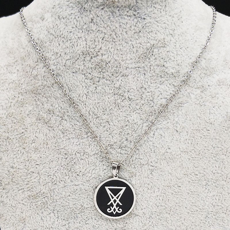 Necklace Men Seal of Lucifer