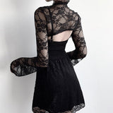 Sexy Lace Short Sweatshirts Women Tops