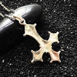 Red Red Inverted Cross Pendant