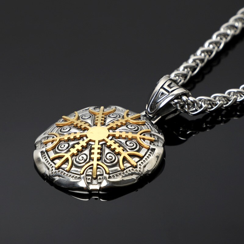 Stainless Silver and Gold pendant