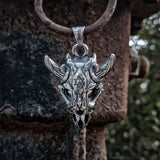 Devil Sheep Skull Pendant Punk Stainless Jewelry