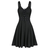 Sleeveless Sexy Punk Dress