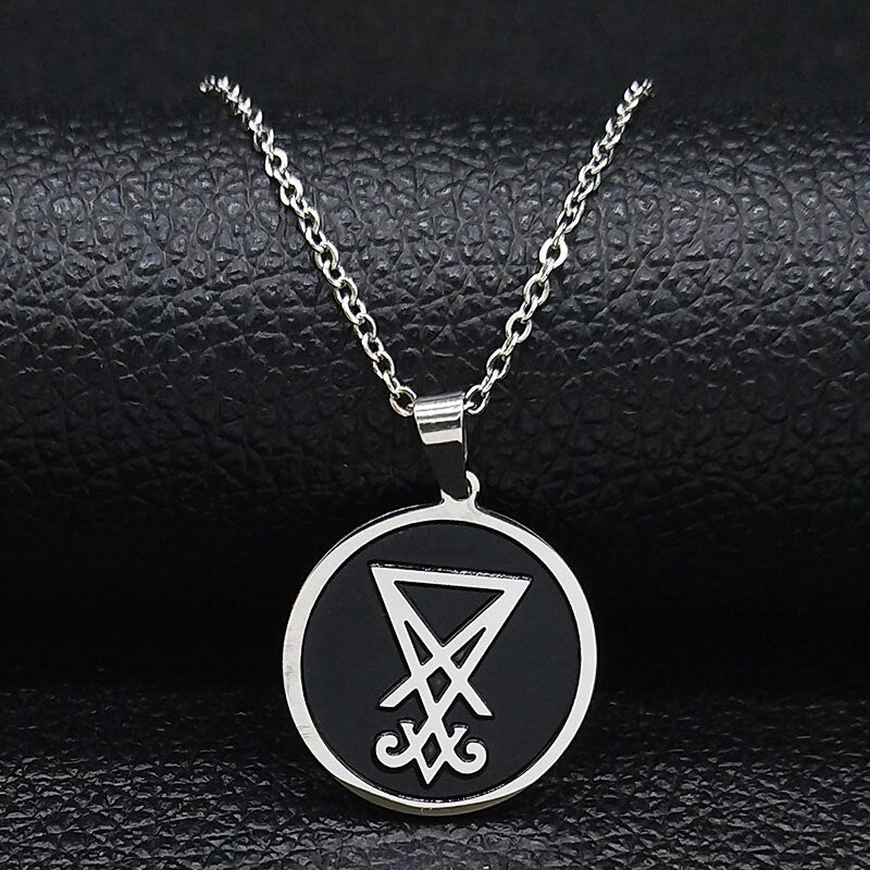 Necklace Men Seal of Lucifer
