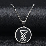 Necklace Men Seal of Lucifer