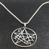 Stainless Steel Necklace Satanic Pendant Cthulhu