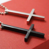 Inverted Cross Pendant Necklace