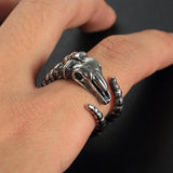 Stainless Steel Rings Goat Devil