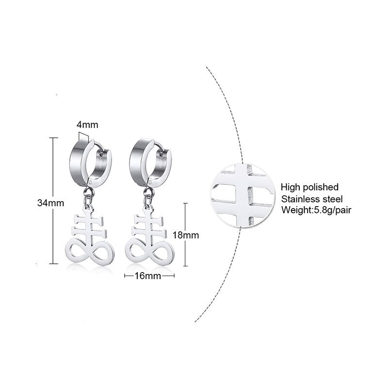 CROSS SATANIC JEWELRY