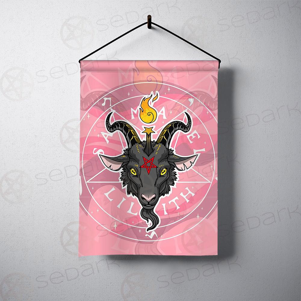 GOAT SKULLS AND STAR RAYS SDN-1015 Flag