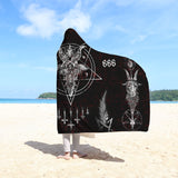 Satanic Hooded Blanket