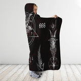 Satanic Hooded Blanket