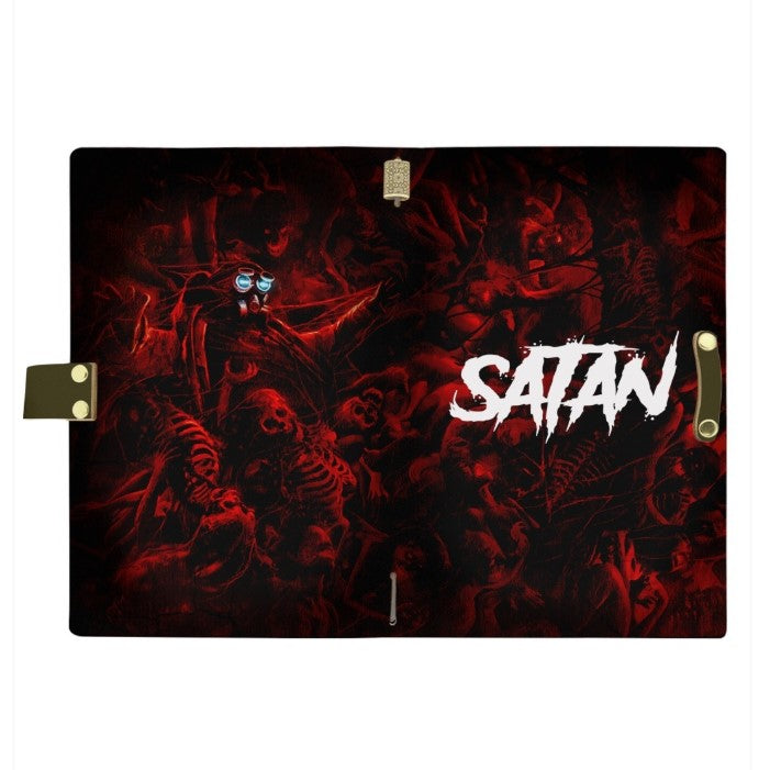 SATAN 2 LEATHER NOTEBOOK - PASSPORT HOLDER - WALLET