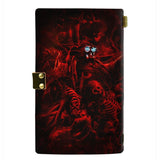 SATAN 2 LEATHER NOTEBOOK - PASSPORT HOLDER - WALLET