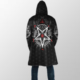 Satanic 5 Letters Dream Coat - Plus Size Cloak (No Bag)
